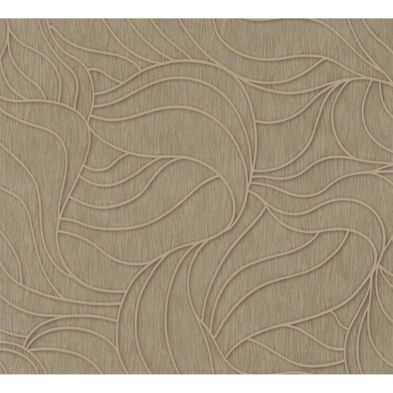 Marburg Vliestapete Grafisch Blattmotiv Gold 10,05 m x 0,70 m FSC® von Marburg