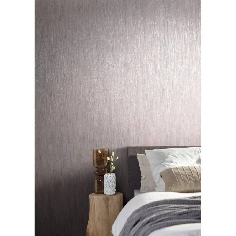 Marburg Vliestapete Natural Opulence Struktur Uni Rot-Braun FSC® von Marburg