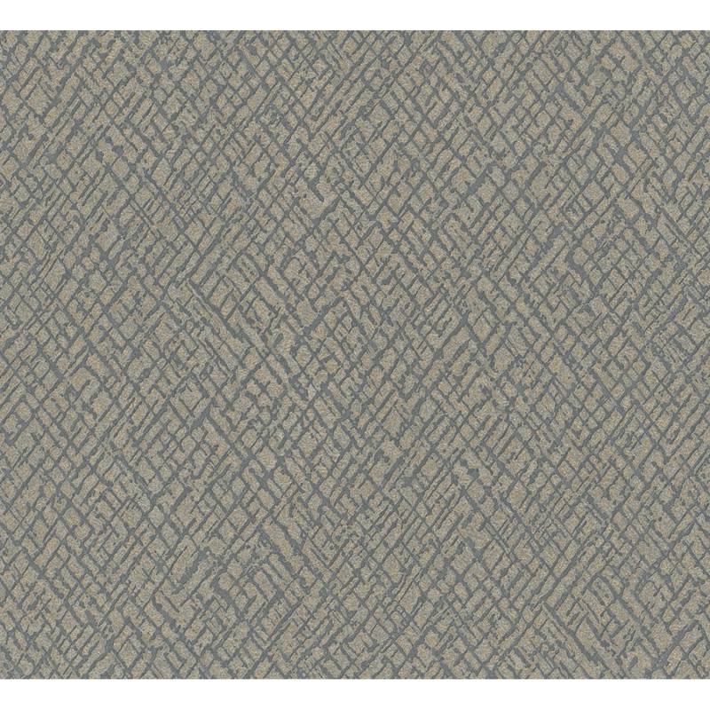 Marburg Vliestapete Papis Loveday Struktur Anthrazit-Gold FSC® von Marburg