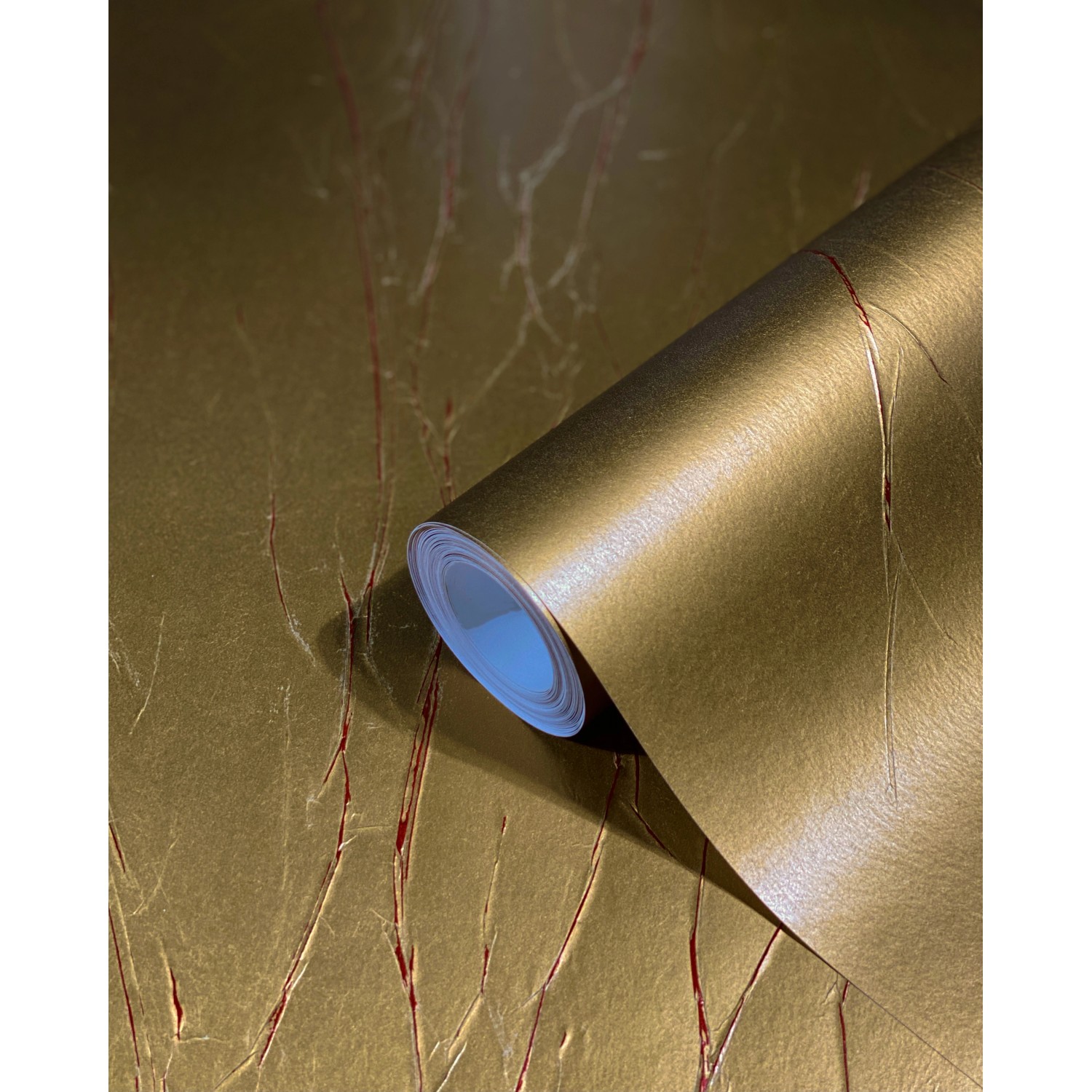 Marburg Vliestapete Uni Crushed-Optik Streifen Modern 10,05 m x 0,7 m Gold Marburg Vliestapete Uni Crushed-Optik Streifen Modern 10,05 m x 0,7 m Gold von Marburg