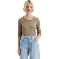 Marc OPolo DENIM Longsleeve, mit charakteristischer unregelmäßiger Oberfläche von Marc O'Polo DENIM