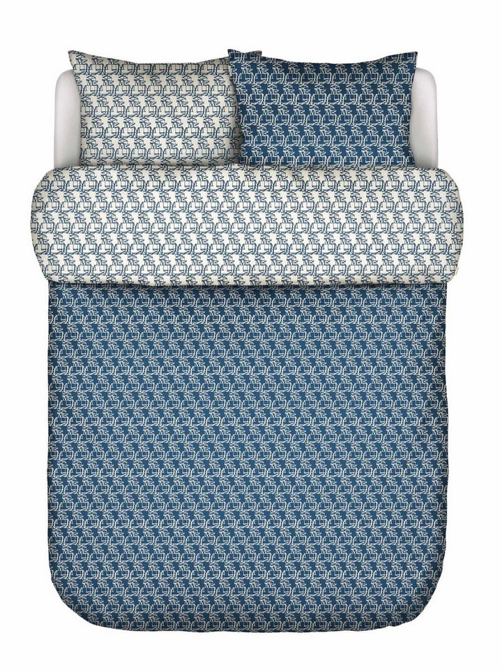 Marc O'Polo Home Bettwäsche Monogram, Satin, 3 teilig, mit Wellenmuster von Marc O'Polo Home