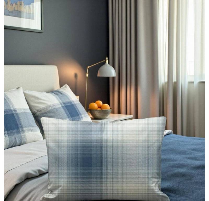 Marc O'Polo Home Bettwäsche Phia Flanell Kissenhülle zur Bettwäsche in Stormy Blue von Marc O'Polo, Flanell, 1 teilig Marc O'Polo Home Bettwäsche Phia Flanell Kissenhülle zur Bettwäsche in Stormy Blue von Marc O'Polo, Flanell, 1 teilig von Marc O'Polo Home