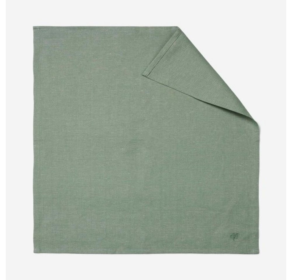 Marc O'Polo Home Geschirrtuch Akalla in Green, (1x Geschirrtuch 50 x 70 cm), 50 % organische Baumwolle, 50 % Leinen von Marc O'Polo Home