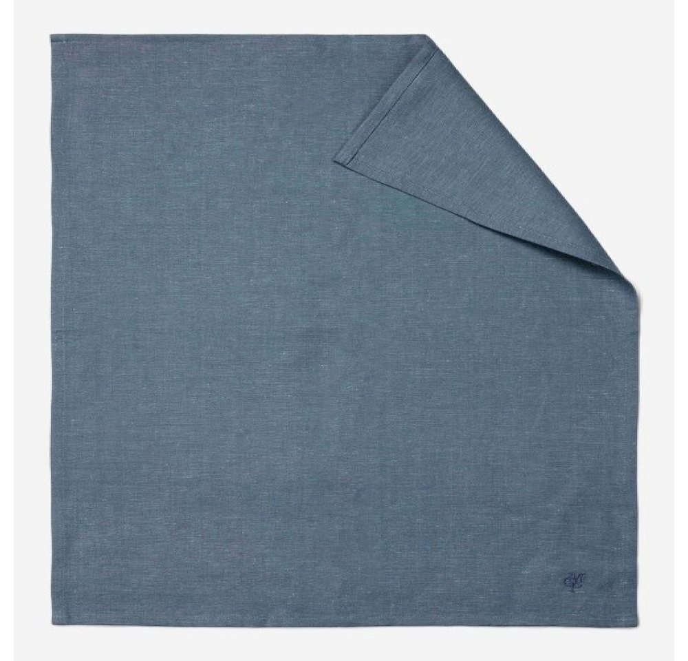 Marc O'Polo Home Geschirrtuch Akalla in Smoke Blue, (1x Geschirrtuch 50 x 70 cm), 50 % organische Baumwolle, 50 % Leinen von Marc O'Polo Home