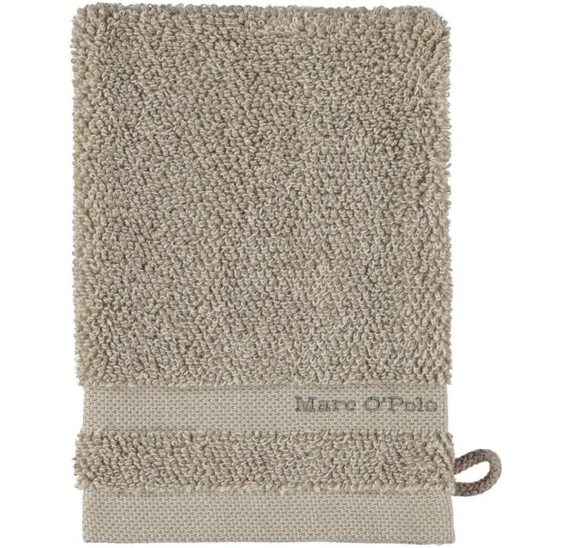 Marc O'Polo Home Waschhandschuh Melange Beige-Ecru, 100% Baumwolle (1-St) von Marc O'Polo Home