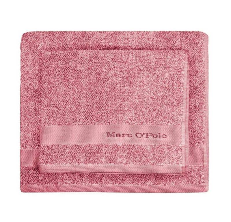 Marc O'Polo Home Waschhandschuh Melange Deep-Rose, Baumwolle von Marc O'Polo Home