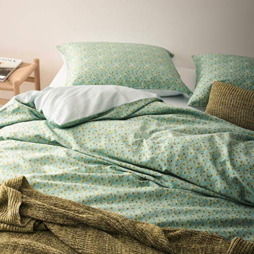 Marc O Polo Bettwäsche Flori Soft Green 1 Bettbezug 200 x 220 cm + 2 Kissenbezüge 80 x 80 cm von Marc O'Polo
