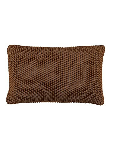 Marc O'Polo Dekokissen Nordic Knit Toffee Brown 30x60 cm von Marc O'Polo