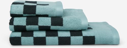 Marc O' Polo Handtuch Checker Towel Farbe Aquamarine Größe 50x100 von Marc O'Polo