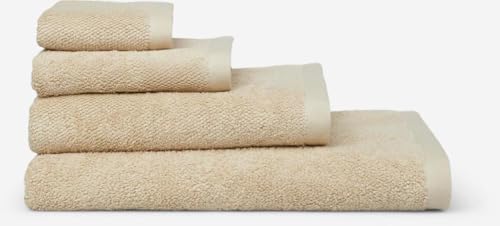 Marc O' Polo Handtuch Timeless Uni Towel Farbe Dark Sand Größe 50x100 von Marc O'Polo