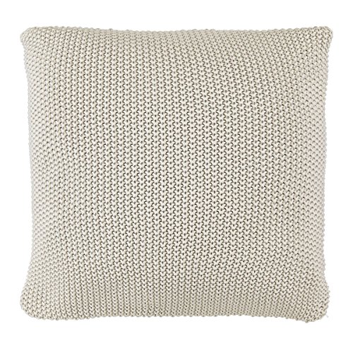 Marc O Polo Strick Dekokissen Plaid Nordic Knit Oatmeal Dekokissen 50x50 cm von Marc O'Polo