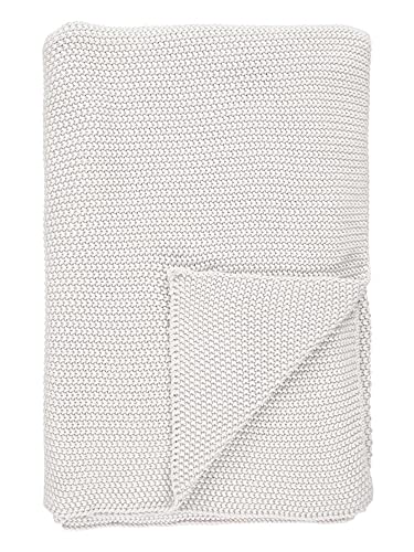 Marc O' Polo Tagesdecke Nordic Knit 130 x 170 cm Farbe Offwhite von Marc O'Polo