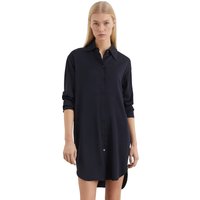 Marc OPolo Hemdblusenkleid abgerundete Saum mit verlängertem Rückenteil und hohe Schlitze von Marc O'Polo