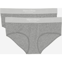 Marc OPolo Panty, (2er Pack), elastischer Bund mit kontrastfarbenem Logo von Marc O'Polo