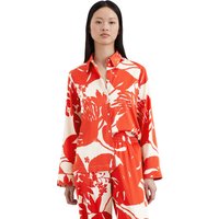 Marc OPolo Satinbluse Weiche, seidige Oberfläche; mit Allover-Print von Marc O'Polo