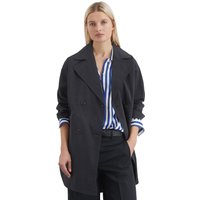 Marc OPolo Trenchcoat markant abgerundeten und seitlich geschlitzten Saumlinie von Marc O'Polo