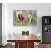 Florale Leinwand Wand Kunst Schöne Rosa Mohn Mit Honigbiene Druck Papier Xxl Dekor Blumen Poster Wildblumen Wohndekor Florale Leinwand Wand Kunst Schöne Rosa Mohn Mit Honigbiene Druck Papier Xxl Dekor Blumen Poster Wildblumen Wohndekor von MarcHertingPhoto