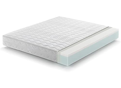 Marcapiuma, Memory Foam, PU-Schaum Waterfoam, Weiß, 165x190 cm von Marcapiuma