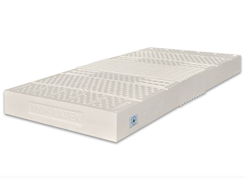 Marcapiuma - Einzelmatratze Sevenlife 18 Latexmatratze 100x220 cm Höhe 18 cm H2 Mittel/Weich Orthopädische Ergonomische Latex Matratze waschbar Gegen Milbe Aloe Vera Bezug EuroLatex Made in Italy von Marcapiuma