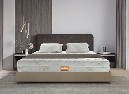 Marcapiuma - Einzelmatratze RAINBOW Viscoschaum 100x210 h. 21 cm Orthopädische H2 Mittel Visco Kaltschaummatratze Abziehbar Aloe Vera Bezug gegen Milbe Atmungsaktiv Made in Italy von Marcapiuma