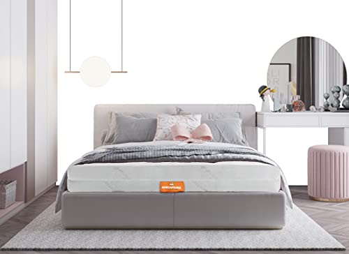 Marcapiuma - Doppelmatratze SUNRISE Viscoschaum 150x195 Höhe 15 cm Orthopädische H2 Mittel Visco Kaltschaummatratze Abziehbar Bezug gegen Milbe Atmungsaktiv Made in Italy von Marcapiuma