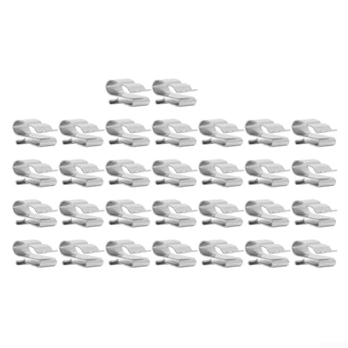 10/30/100 Stück Solarpanel-Kabelclips für die Organisation von Kabeln an Solarzellen, Kajaks, Werkbänken und im Freien, rückseitiges Widerhaken-Design für sichere Installation (B) von Marchfunny