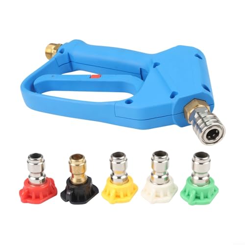 5000PSI Düsenset für Hochdruckreiniger 5 austauschbare Köpfe für maximale Reinigungskraft (Set1) von Marchfunny