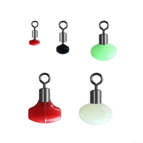 Angelschnur Rigging Solutions Schiebeperlen mit robusten Drehwirbeln (10 Stück 3 x 4 mm) von Marchfunny