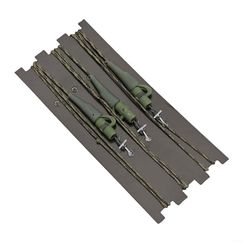 Angelzubehör Heli Kable Vorfächer 3er Set mit für Hybrid QC Wirbel für Unkrautbereiche (Typ A) von Marchfunny