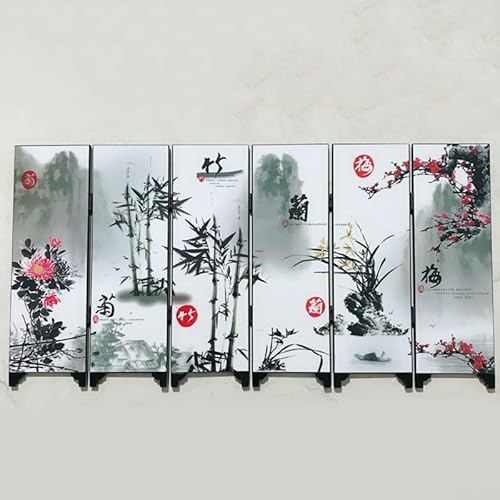 Artistic 6 Panel Flower Raumteiler aus Holz zur Schaffung von Privatsphäre in Räumen von Marchfunny