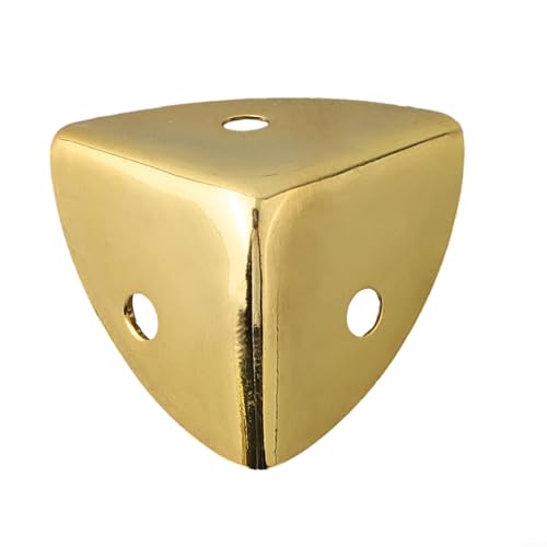 Dekorativer Eckenschutz aus antikem Eisen zum Schutz von Holzkisten und Schmuckkästchen, 12 Stück (Gold) von Marchfunny