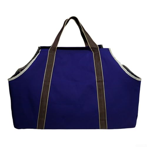 Effiziente Kaminholz-Transporttasche große Kapazität und bequem zu tragen (dunkelblau) von Marchfunny