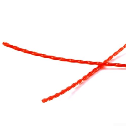 Ersatzfaden für Motorsense Trimmer, 100 m von 2 4 mm Nylon-Draht, stark und zuverlässig von Marchfunny