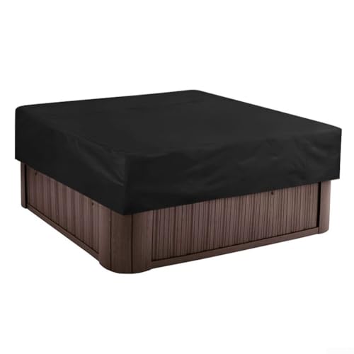 Ganzjahres-Badewannenabdeckung, leichtes 190T-Polyester, bietet Schutz vor Schnee und Regen (228 x 228 x 30 cm) von Marchfunny
