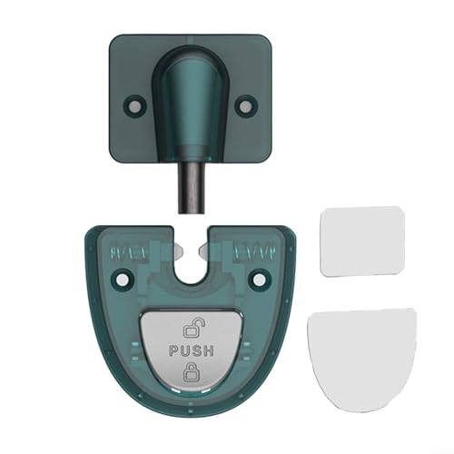 Geräuschreduzierender Türstopper, robustes Design, keine Bohrinstallation und winddichtes Schloss für maximale Stabilität (grün) von Marchfunny