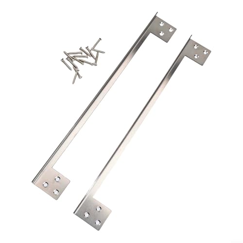 Halten Sie Ihre Türen sicher mit 2 L-förmigen Sicherheitsverstärkungsplatten für Outswing Design (27,9 cm) von Marchfunny