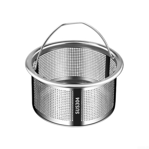 Handfilter für Küchenspüle, 304 Edelstahl, für optimale Entwässerung und Antiblockierleistung (2) von Marchfunny