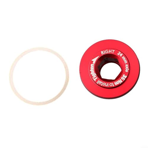 Installieren oder ersetzen Sie einfach die Kurbelschrauben Ihres Fahrrads mit diesem selbstentnehmenden Design (Red Bolt R) von Marchfunny