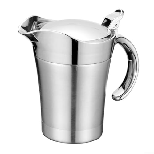 Isolierte Sauciere mit praktischem Klappdeckel, perfekt für Saucen und Gewürze in 450 ml oder 750 ml Größen (750 ml) von Marchfunny