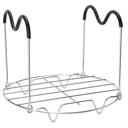 Kompaktes zusammenklappbares Dampfgarer-Gestell mit Silikongriffen für 6QT und 8QT Herde, für geschäftige Küchen (A) von Marchfunny