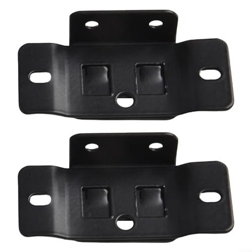 L-förmiges Stecksystem und zuverlässige Regalstütze in einem 2er-Pack (schwarz) von Marchfunny