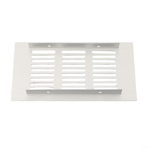 Lüftungsgitter, Aluminiumlegierung, Lüftungsschlitz-Abdeckung, 80 x 150 mm, 400 mm, für Kleiderschränke, Schuhschränke, Computerschränke (80 x 150 mm) von Marchfunny