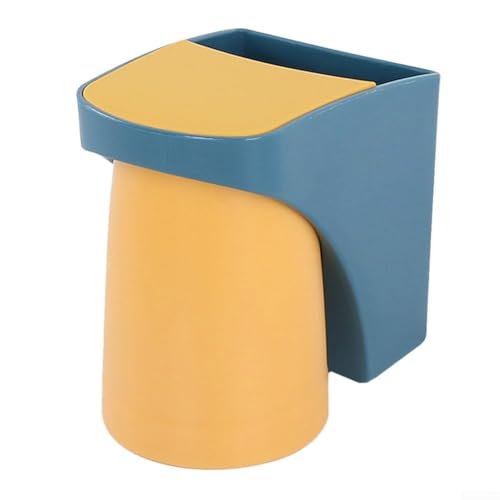 Magnetischer Zahnbürstenhalter mit Drainage für schnelles Trocknen und einfache Reinigung (Gelb) von Marchfunny