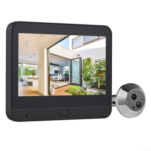 Marchfunny 10,9 cm Smart WiFi Video Türklingel Gucklochkamera mit Bewegungserkennung Digitaler Türspion LCD Display Für Home Apartment Security Monitor Marchfunny 10,9 cm Smart WiFi Video Türklingel Gucklochkamera mit Bewegungserkennung Digitaler Türspion LCD Display Für Home Apartment Security Monitor von Marchfunny