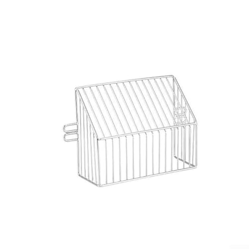 Marchfunny 304 Edelstahl Seitenwand Dachrinne Ablaufabdeckung mit optimiertem Netzabstand für Schmutz und Tierschutz (S) von Marchfunny