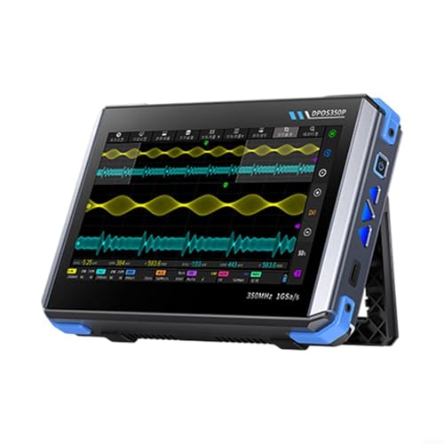 Marchfunny 4-in-1-Tablet-Oszilloskop DPOS350P 350 MHz 2-K 50 MHz Spektrumanalysator IPS Touchscreen mit Signalgenerator (DPOS350P) von Marchfunny