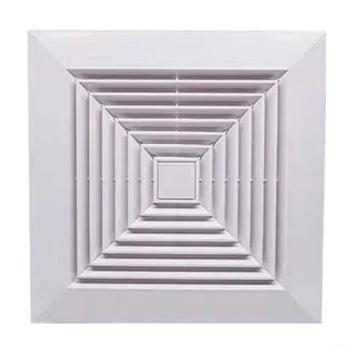 Marchfunny ABS Klimaanlage Lüftungsgitter Abdeckung Quadratisch Deckendiffusor Modernes Design Federbelastete Installation Home Ventilation System Mehrere Größen (200mm) von Marchfunny
