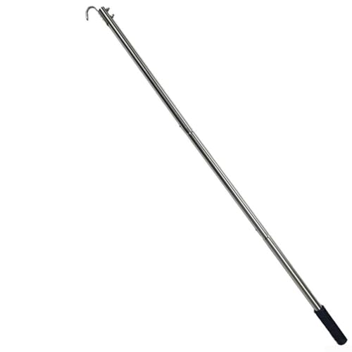 Marchfunny Aluminium Dachbodenleiter Verlängerungsstange Pull Down Haken Kit mit Aufbewahrungshalterung Platzsparend Home Access Tool von Marchfunny
