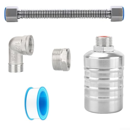 Marchfunny Automatisches Schwimmerventil aus Edelstahl für Wassertanks und Speichersysteme (D) von Marchfunny